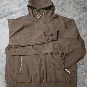 Old Navy Women's Black Medium Water-resistant Windbreaker Jacket